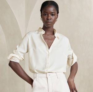 Banana Republic Satin Shirt
